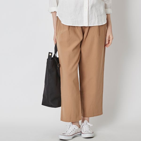 DAYS/ツイルタックテーパードパンツ -季節を問わず着まわせる大人の