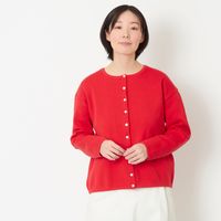 n.o.f.l/オーガニックコットンスウェットライクカーディガン