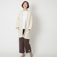 SAIFUKU/洗濯機で洗える　のびるニットパンツ ワイドタイプ
