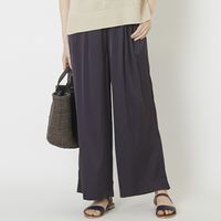 DRESS HERSELF/シルクワイドパンツ