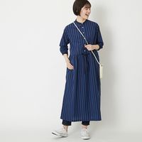 TUTIE./スーピマコットンストライプワンピース