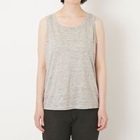 n.o.f.l/リネンジャージータンクトップ