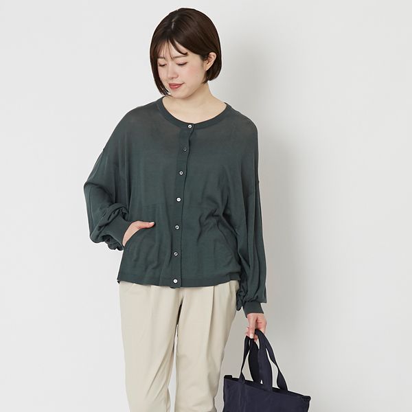 TANG./バルーンスリーブカーディガン