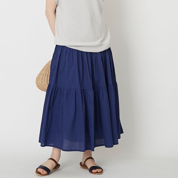 TUTIE./コットンスラブローンロングスカート