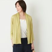 DAYS/リネンショールカラーカーディガン