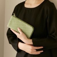 Neutral Gray/アイリス L字ファスナー長財布