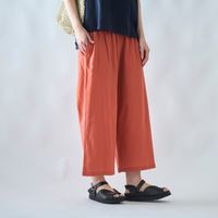 スタイルストアの高島ちぢみ ワイドギャザーパンツ