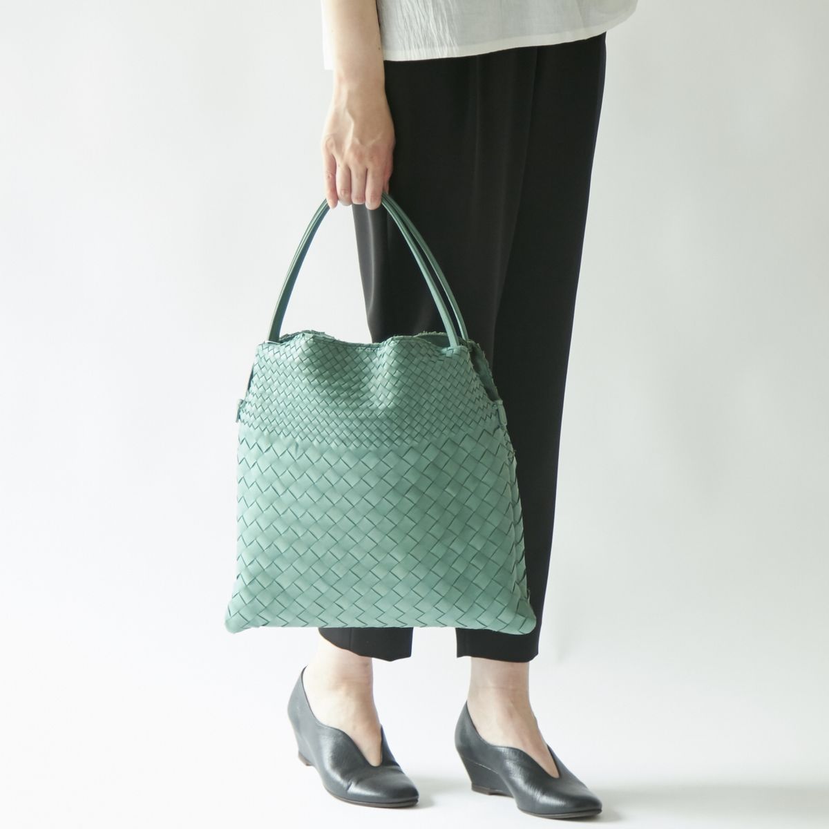 Arukan F/kasane ダブルメッシュショルダーバッグ