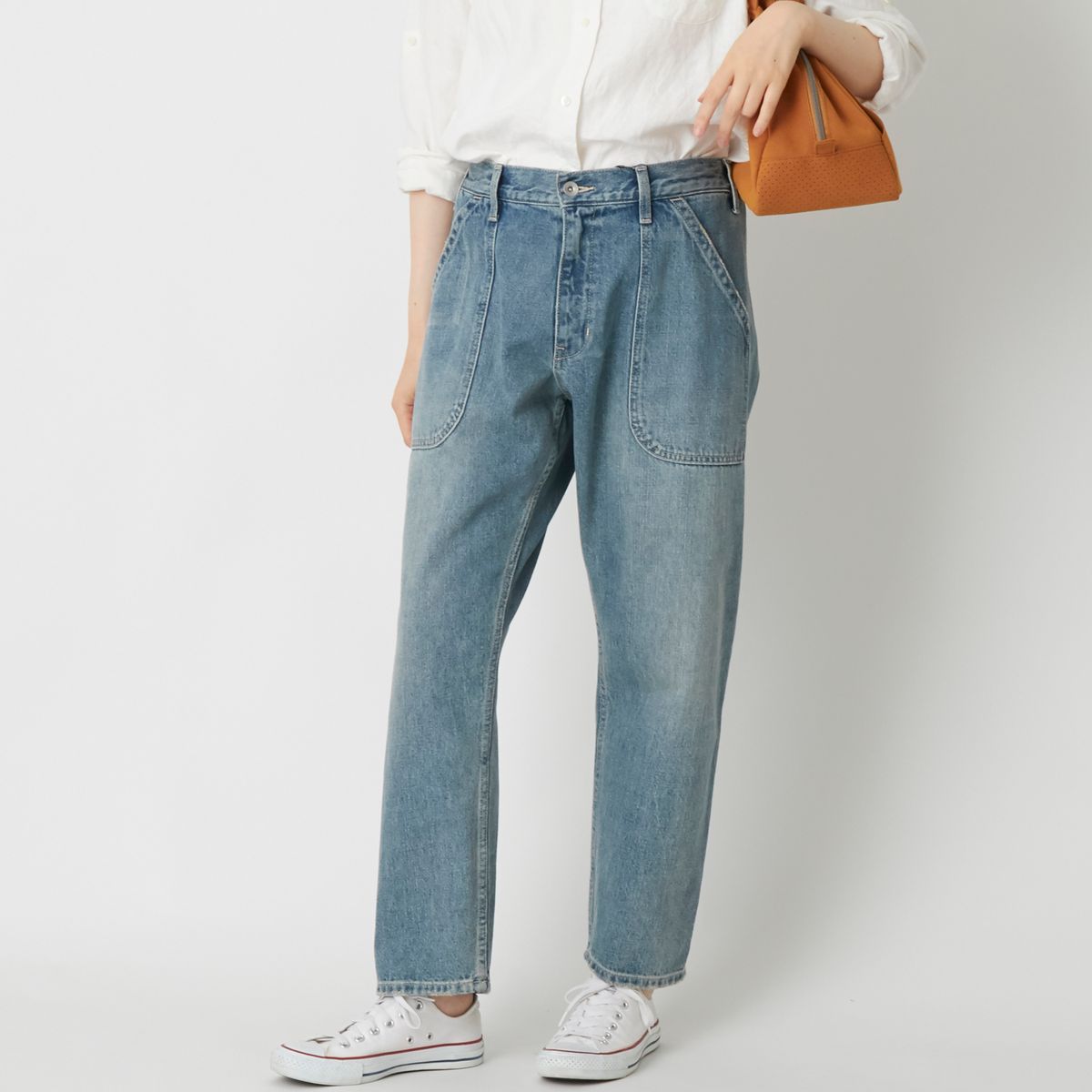 vent blanc/ベーカーデニム