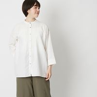 TUTIE./ダブルガーゼピンタックシャツ