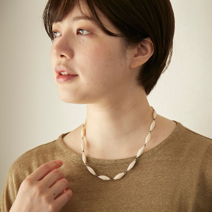 STELLA CIFFON/チェコビーズネックレス