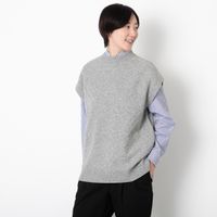 n.o.f.l/コットンウールオーバーサイズベスト