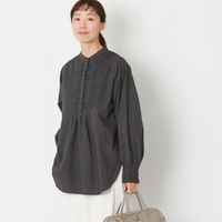 Fanaka/ヨークピンタックチュニックブラウス