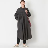 Fanaka/ピンタック前開きワンピース