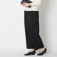 SAIFUKU/のびるニットパンツ ワイドタイプ