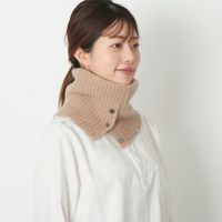 el alto/カシミヤ100%畦スヌード