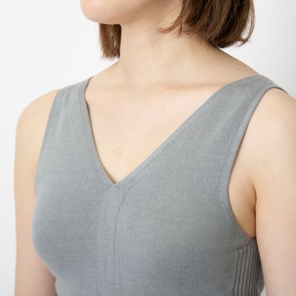 SAIFUKU/からだをつつむ ニットのブラトップ -インナー見えしない