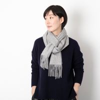 northpeace farm/カシミヤ　無地マフラー