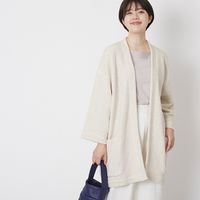 IITO/ベア裏毛ガウンカーディガン