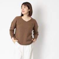 n.o.f.l/アルパカウールVネックプルオーバー