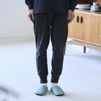伸びるコットンガーゼのパジャマ兼ルームウェア パンツ メンズ