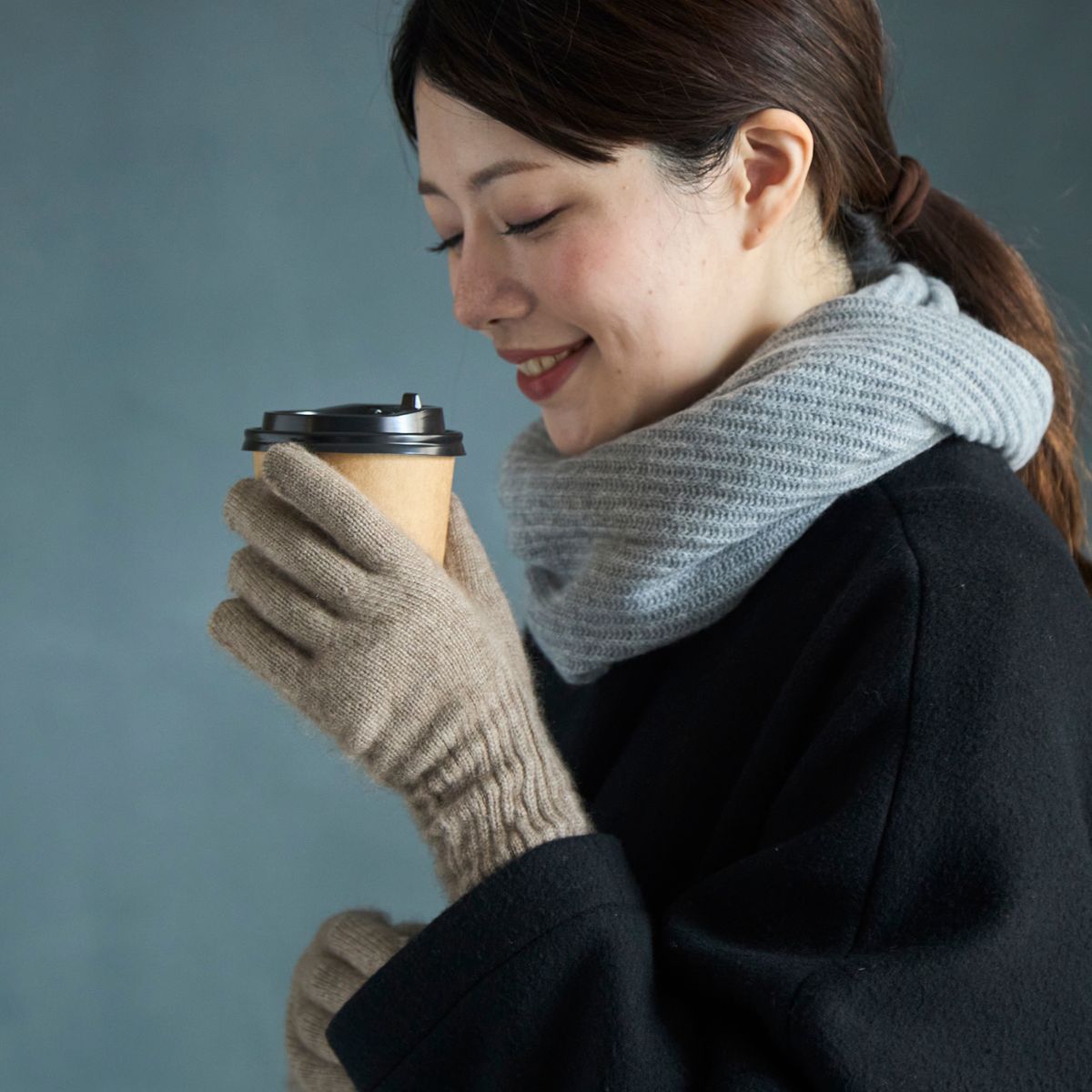 Heart of Mongolia/カシミヤ ロンググローブ