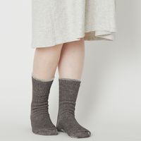 NISHIGUCHI KUTSUSHITA/シルクコットンホームソックス S