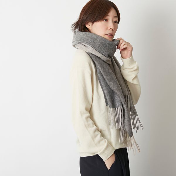 northpeace farm/カシミヤストール グラデーション -カシミヤのプロが