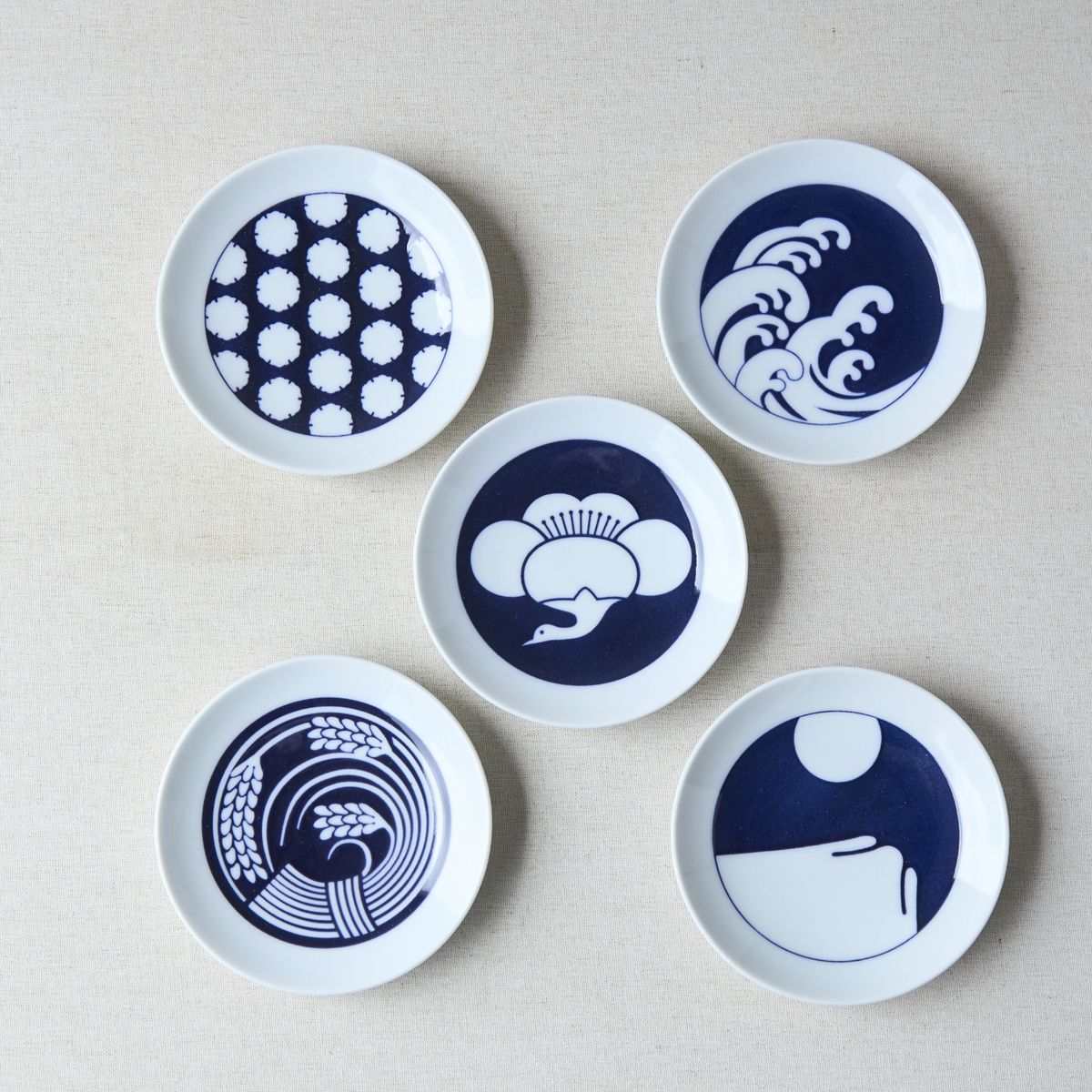 KIHARA/Mamezara 5種セット（季節紋）