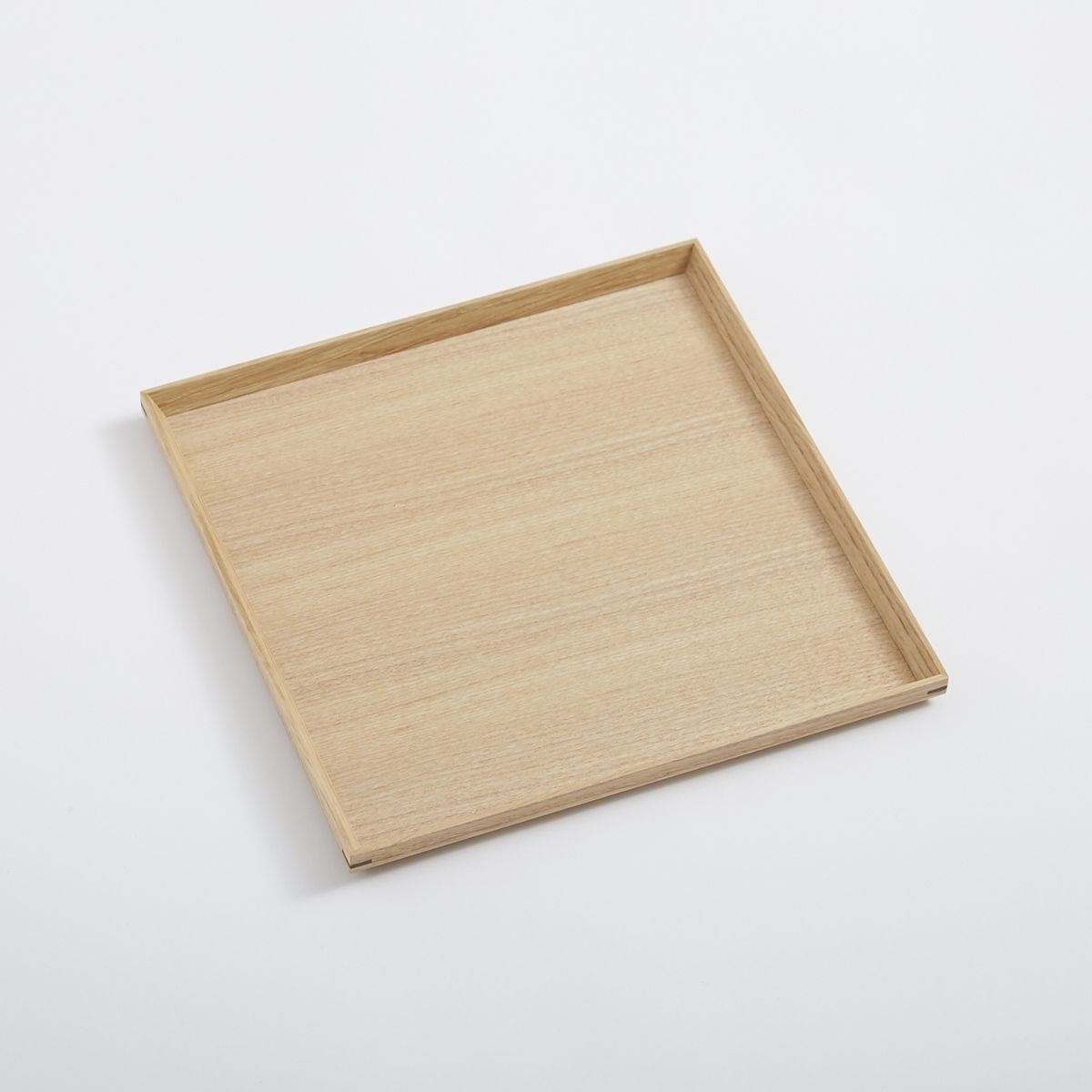 松屋漆器店/白木塗 8.5角盆