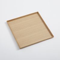 松屋漆器店/白木塗 10.0角盆