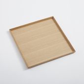 松屋漆器店/白木塗 10.0角盆