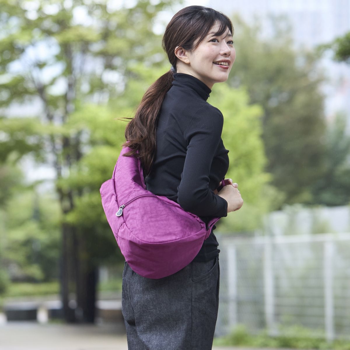HEALTHY BACK BAG/テクスチャードナイロンＳ