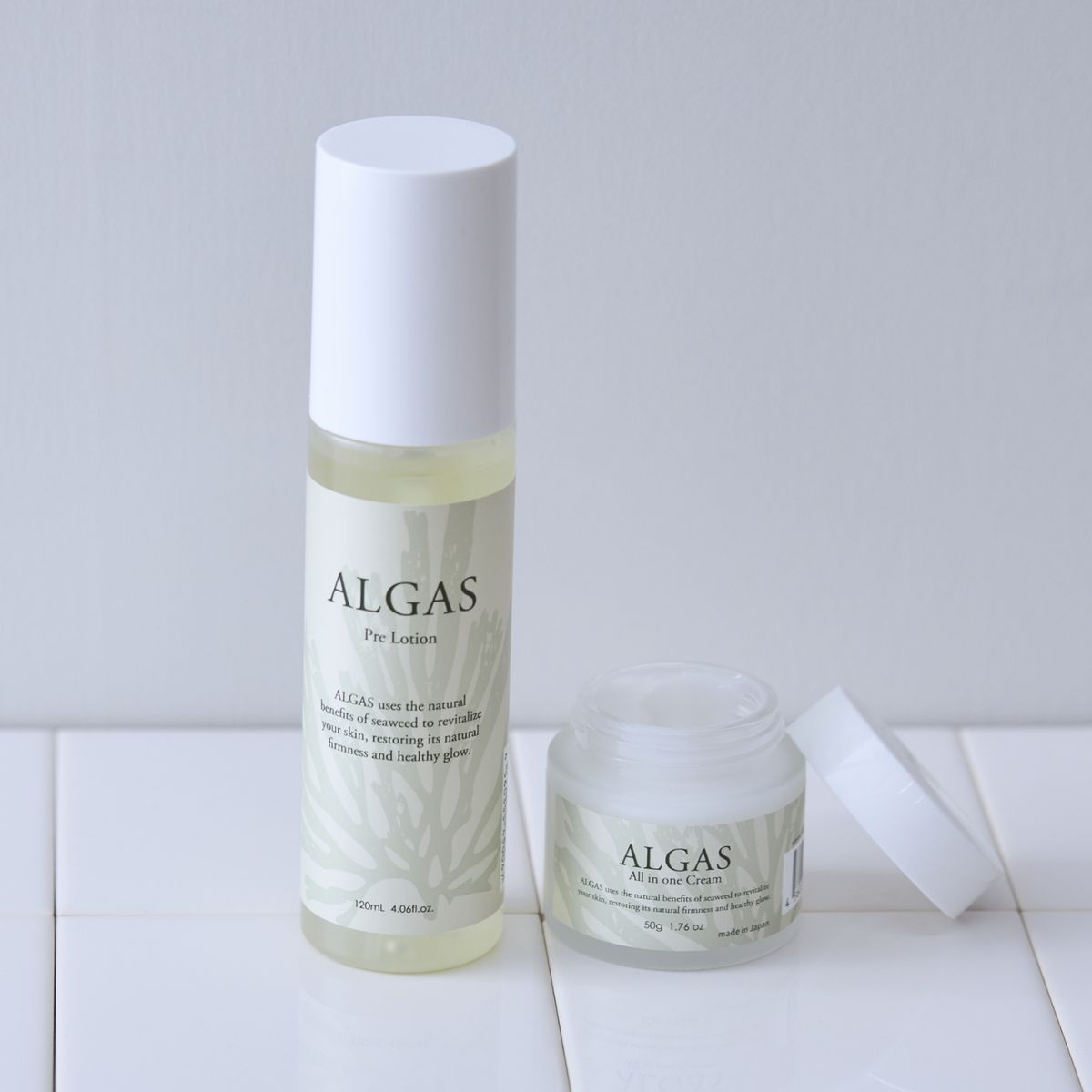 ALGAS オールインワンクリームとプレローション お得なセット