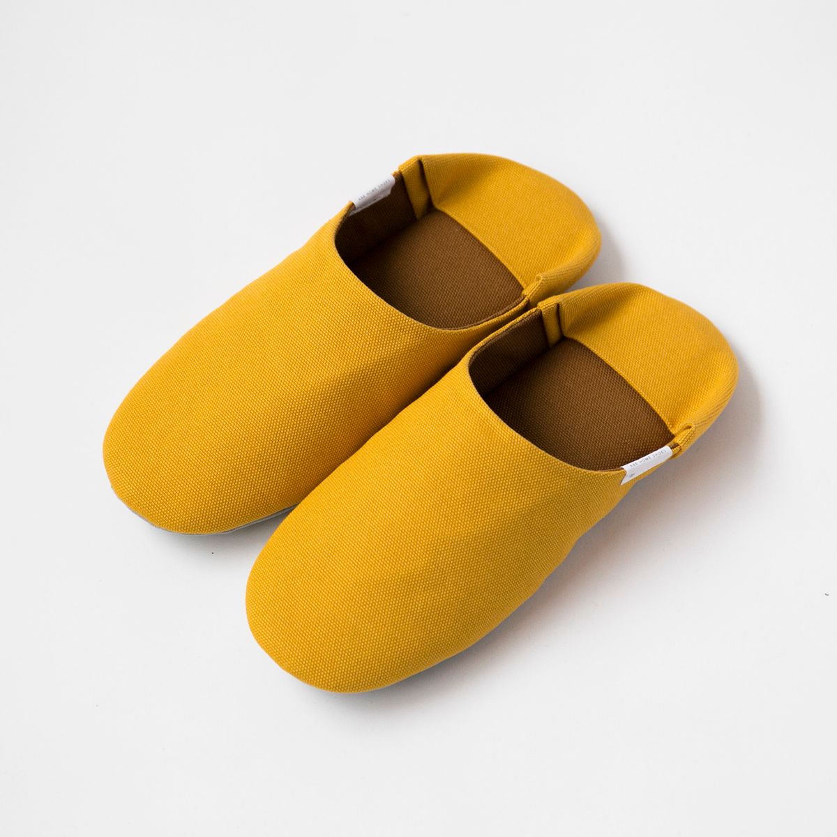 ABE HOME SHOES/帆布のバブーシュ L