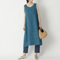 TUTIE./リネンのノースリーブワンピース