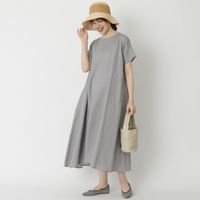 TUTIE./リネンの半袖ワンピース