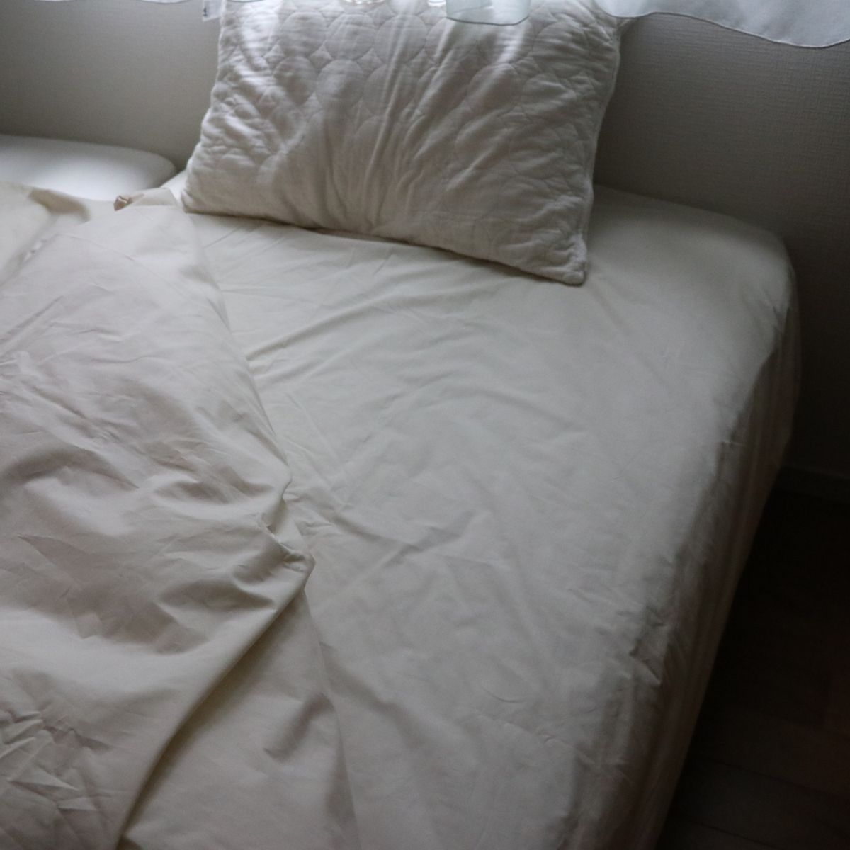 オーガニックコットン防ダニボックス敷シーツ ダブル