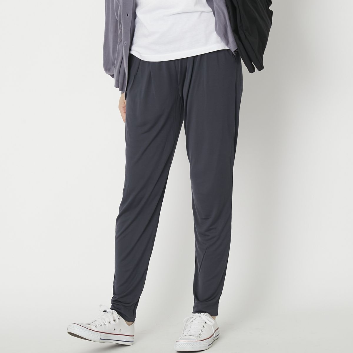 DRESS HERSELF/シルクモダールテーパードパンツ