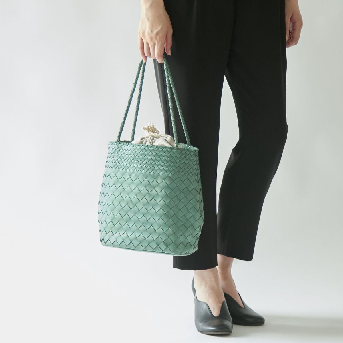 Arukan F/kasane ダブルメッシュセミショルダーバッグ