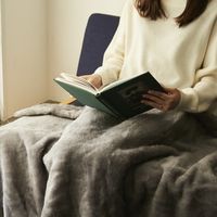 LOOM＆SPOOL/SERENEウォッシャブルウール ニューマイヤー毛布 ハーフ