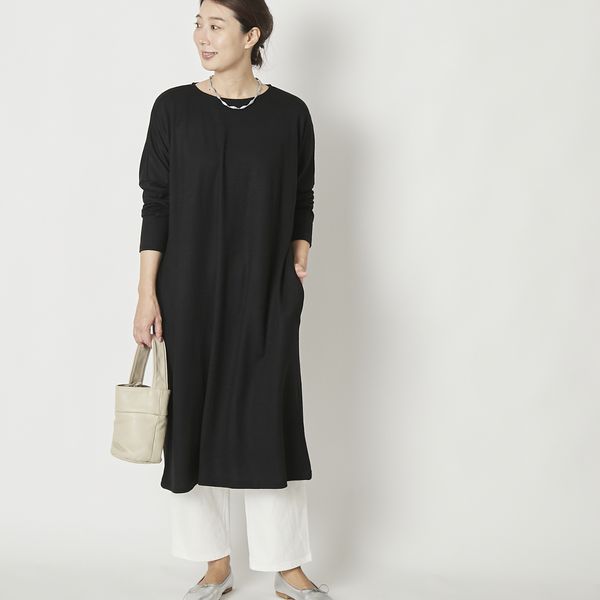 sirenemermaid/ウォッシャブルウールリラックスワンピース -【当店限定