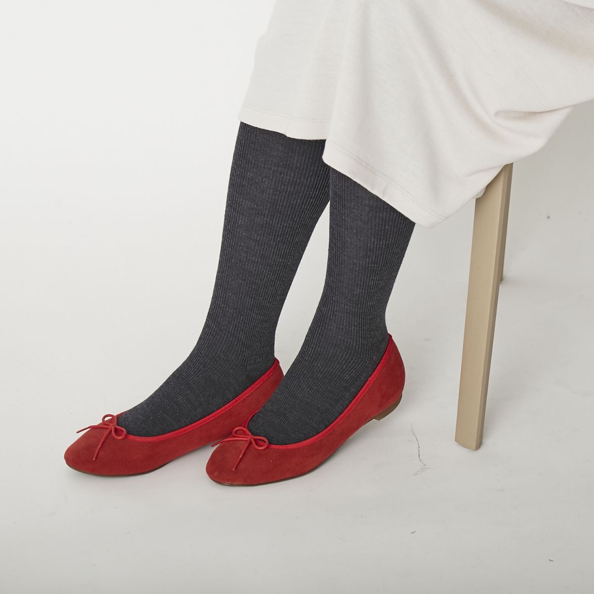 hakne/メリノウールリブタイツ