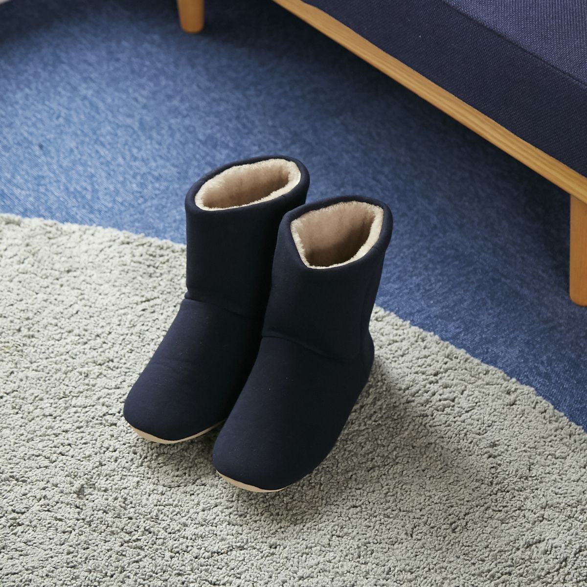 洗えるウールのルームブーツ