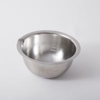 仔犬印/フラットエッジ 深型ボウル 18cm 3点セット