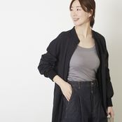 DRESS HERSELF/シルクリブタンクトップ