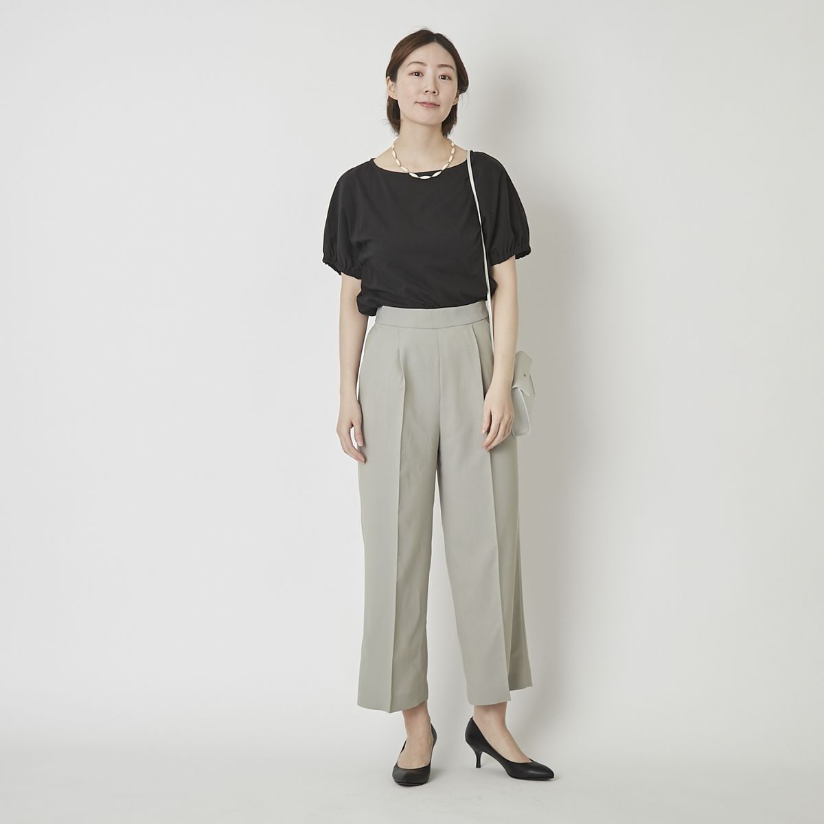 FANTASTICDAYS/センタープレスワイドパンツ