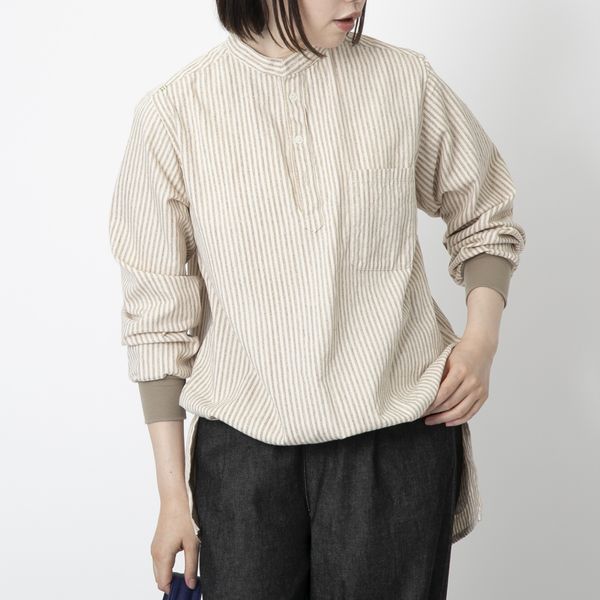 motone/エンゲイシャツ ストライプ -ストライプで爽やかに、家事の