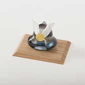 兜のオブジェ 杉台 グレー