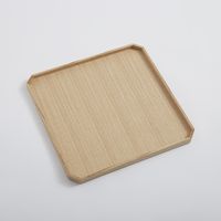 松屋漆器店/白木塗 1尺1寸隅切盆